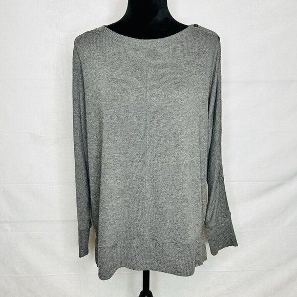 Vince Camuto Super Soft Gray Long Sleeve Pullover Sweater - Women's Size S - Picture 1 of 10